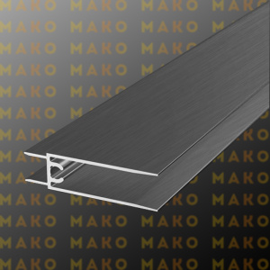 Профиль горизонтальный нижний MS220 Графит браш (A49)